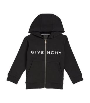 纪梵希卫衣代购, Givenchy | Logo Zip-Up Hoodie (4-12+ Years)商品图片 