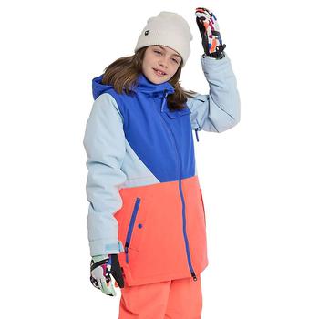 Burton | 女童 Khione系列 连帽拼色夹克商品图片,7折起, 满$150享9折, 满折