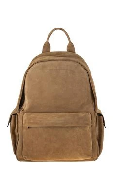 Brunello Cucinelli | Brunello Cucinelli Suede Backpack,商家Baltini,价格¥19699