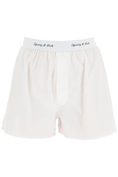 Sporty & Rich | Sporty & Rich Cassie Logo Band Boxer Shorts商品图片,7.6折起