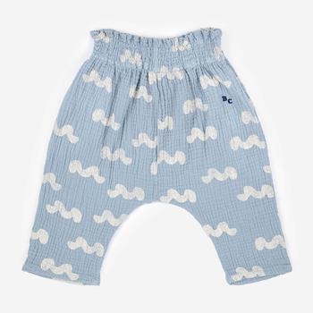 推荐Bobo Choses Babys' Cotton-Blend Cloqué Trousers商品