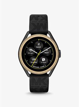 推荐Michael Kors Access Gen 5E MKGO Two-Tone and Logo Rubber Smartwatch商品