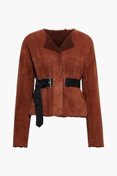 Isabel Marant | Alison reversible belted shearling jacket商品图片,3折