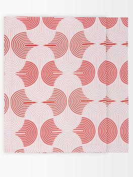 商品LA DOUBLE J | Set of two Slinky Rosso-print linen placemats,商家MATCHESFASHION,价格¥659图片