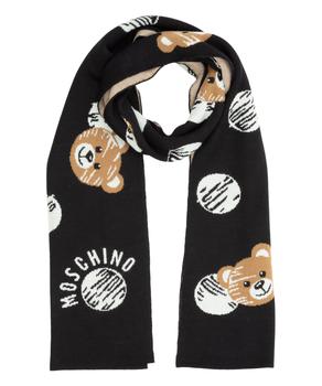 Moschino | Moschino Teddy Bear Wool Wool Scarf商品图片,