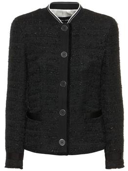 Giorgio Armani | Cotton Blend Jacket W/ Stand Collar商品图片,6.4折
