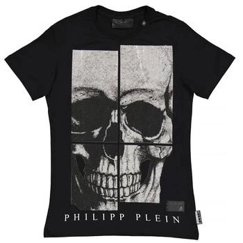 推荐Men's All Of Me Skull Printed Cotton T-shirt商品