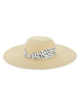 Karl Lagerfeld Paris | Mesh Straw Boat Hat商品图片,3.6折