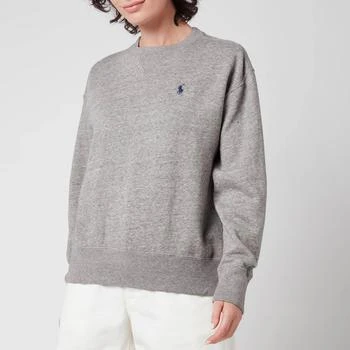 推荐Polo Ralph Lauren Women's Long Sleeve Sweatshirt - Dark Vintage Heather商品