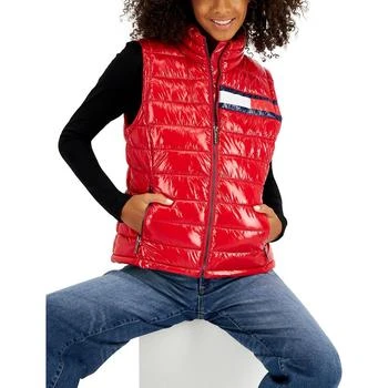 推荐Tommy Jeans Womens Puffer Cold Weather Outerwear Vest商品