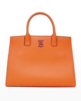 美国burberry tote, Burberry | TB Grainy Leather Tote Bag商品图片 