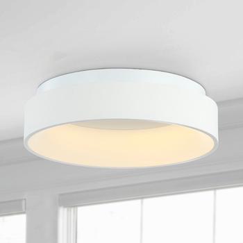 商品JONATHAN Y | Ring 17.7" Integrated LED Flush Mount Ceiling Light,商家Premium Outlets,价格¥2260图片