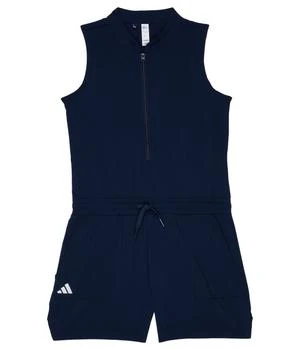 Adidas | 1/2 Zip Short Sleeve Romper (Little Kids/Big Kids) 6.6折, 独家减免邮费