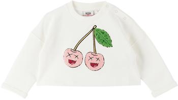 GCDS | Baby Off-White Cherry Sweatshirt商品图片,