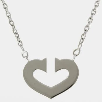 推荐Cartier 18K White Gold C de Cartier Heart Necklace商品