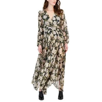 ASTR | Women's Ayana Floral Print Pleated Maxi Dress 6折