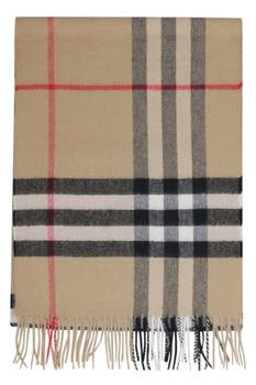 Burberry | BURBERRY CHECKED CASHMERE SCARF 6.6折