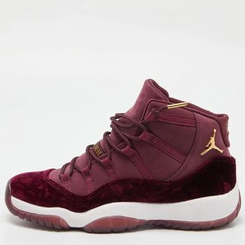 推荐Air Jordan Burgundy Velvet Jordan 11 Retro Heiress Sneakers Size 41商品