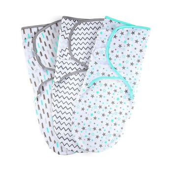 商品Bublo Baby | Baby Swaddle Blanket Boy Girl, 3 Pack Newborn Swaddles, Infant Adjustable Swaddling Sleep Sack,商家Macy's,价格¥178图片