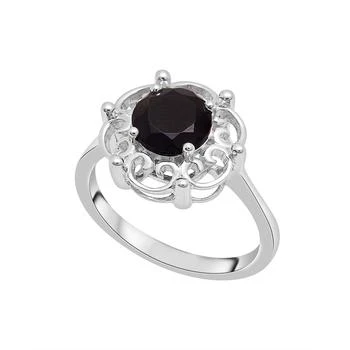 Macy's | Onyx (7mm) Flower Ring,商家Macy's,价格¥1340