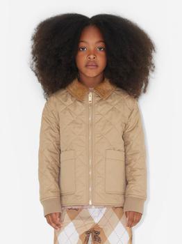 Burberry | Girls Otis Quilted Coat in Beige商品图片,额外8折, 额外八折