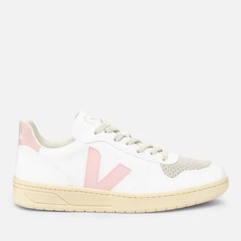 推荐Veja Women’s V-10 Faux Leather and Suede Trainers商品