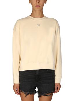 alexander wang卫衣, Alexander Wang | SOFT VELOUR CREWNECK SWEATSHIRT商品图片 