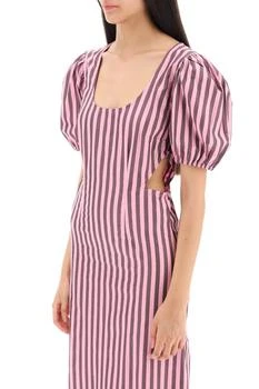 推荐Striped Maxi Dress With Cut Outs商品