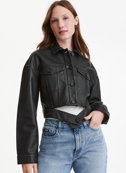 DKNY | Button Front Collar Jacket商品图片,额外5折, 额外五折