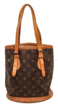 lv麻将包, [二手商品] Louis Vuitton | Louis Vuitton Brown Monogram PM Bucket Bag商品图片 5折