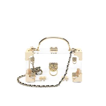 商品Aspinal of London | Trinket box transparent w gold lions,商家Harvey Nichols,价格¥2008图片