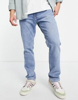 推荐Weekday easy regular straight jeans in emylu blue商品