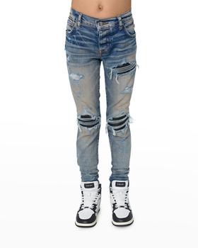 amiri mx1, AMIRI | Kid's MX1 Distressed Denim Jeans, Size 4-12商品图片 