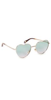 chloe太阳镜怎么样, Chloé | Chloe Milane Heart Sunglasses商品图片 6.9折