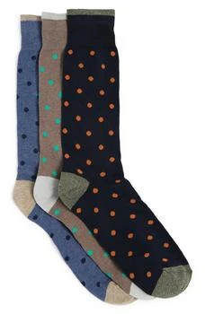 推荐Polka Dot Crew Socks - Pack of 3商品