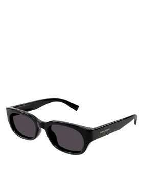 Yves Saint Laurent | Script Rectangular Sunglasses, 52mm 
