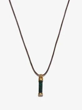 Fernando Jorge | Bar tourmaline & 18kt gold pendant necklace,商家MATCHES,价格¥9449