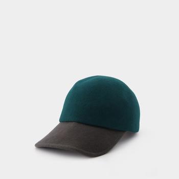 雷蒙威是什么牌子, Destree | Raymond Baseball Cap in Green Wool商品图片 
