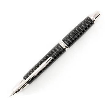 商品Pilot | Pilot Fountain Pen - Vanishing Point Retractable Nib, Black Carbonesque,商家My Gift Stop,价格¥1260图片