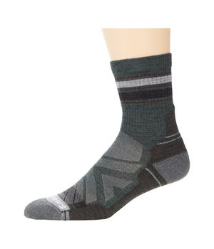 SmartWool | Performance Hike Light Cushion Striped Mid Crew商品图片,独家减免邮费