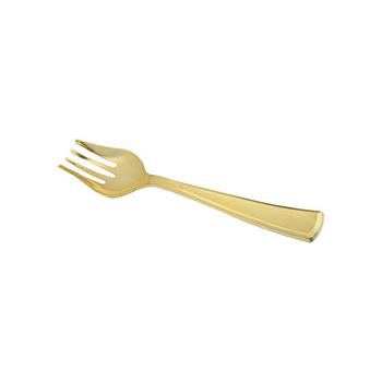 商品Gold Disposable Plastic Serving Forks (60 Serving Forks)图片
