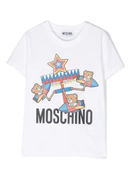 推荐Moschino 男童T恤 HQM03ULAA2310101 花色商品