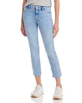 Le High Mid Rise Cropped Straight Leg Jeans in Aura product img