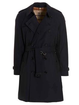 男士休闲burberry风衣, Burberry | 'Heritage The Kensington' midi trench coat商品图片 8.1折