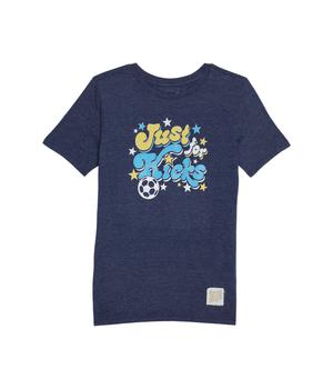 更多The Original Retro Brand, The Original Retro Brand | Tri-Blend Just For Kicks Soccer Crew Neck Tee (Big Kids)商品图片 6.1折