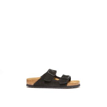 Birkenstock是什么牌子, Birkenstock | Arizona sandal in black suede商品图片 