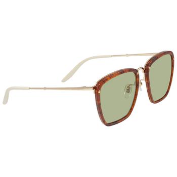 墨镜男真假, Gucci | Green Rectangular Mens Sunglasses GG0673S 004 56商品图片 4.2折