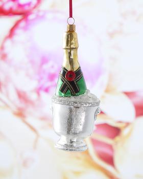 商品Ice Bucket with Champagne Ornament图片