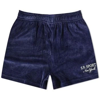 推荐Sporty & Rich Andy Velour Disco Shorts商品