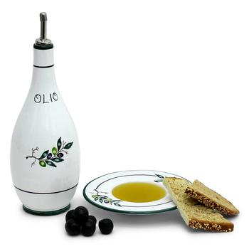 商品Artistica - Deruta of Italy | Oliva: Olive Oil Bottle Dispenser OLIVE OIL BOTTLE,商家Verishop,价格¥1132图片